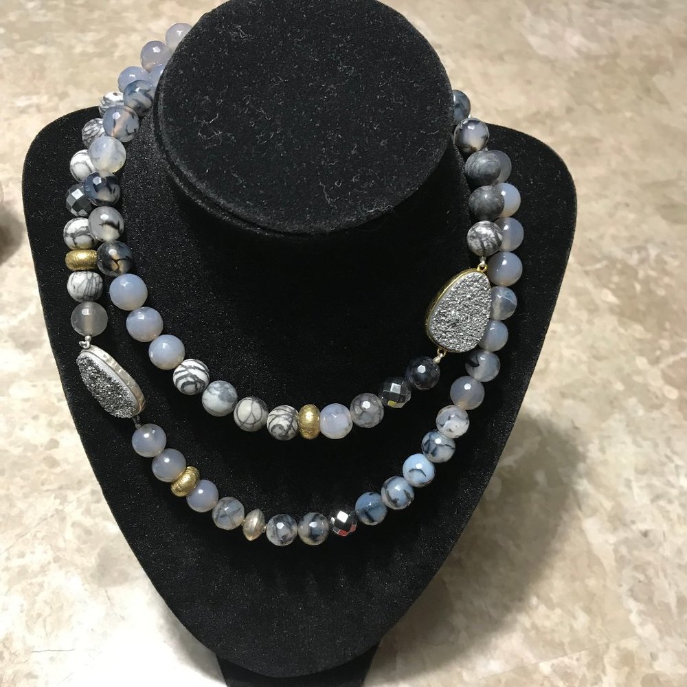 silpada Ode to Geode necklace